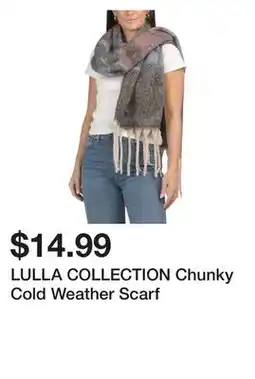 Marshalls LULLA COLLECTION Chunky Cold Weather Scarf offer