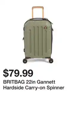 Marshalls BRITBAG 22in Gannett Hardside Carry-on Spinner offer