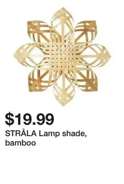 Ikea STRÅLA Lamp shade, bamboo offer