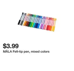 Ikea MÅLA Felt-tip pen, mixed colors offer