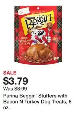 Tractor Supply Company Purina Beggin' Stuffers with Bacon N Turkey Dog Treats, 6 oz offer
