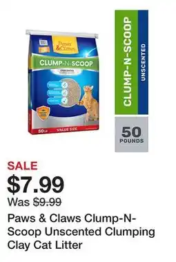 Tractor Supply Company Paws & Claws Clump-N-Scoop Unscented Clumping Clay Cat Litter offer
