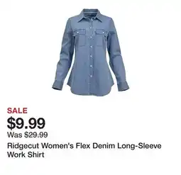 Tractor Supply Company Ridgecut Women's Flex Denim Long-Sleeve Work Shirt offer