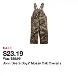 Tractor Supply Company John Deere Boys' Mossy Oak Overalls offer
