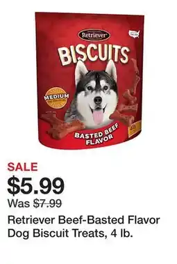 Tractor Supply Company Retriever Beef-Basted Flavor Dog Biscuit Treats, 4 lb offer