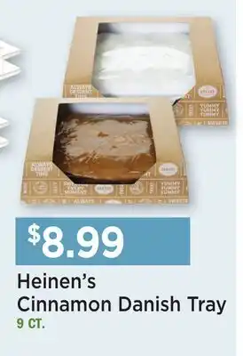 Heinen's Heinen's Cinnamon Danish Tray offer