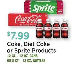 Heinen's Coke, Diet Coke or Sprite Products offer