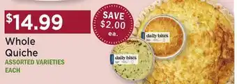 Heinen's Whole Quiche offer