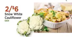 Heinen's Snow White Cauliflower offer