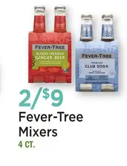 Heinen's Fever-Tree Mixers offer