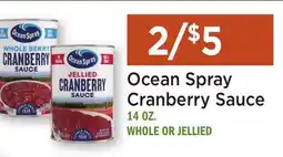 Heinen's Ocean Spray Cranberry Sauce offer