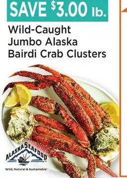 Heinen's Wild-Caught Jumbo Alaska Bairdi Crab Clusters offer