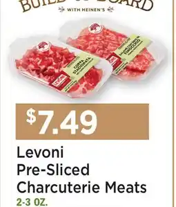 Heinen's Levoni Pre-Sliced Charcuterie Meats offer