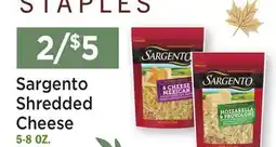 Heinen's Sargento Shredded Cheese offer