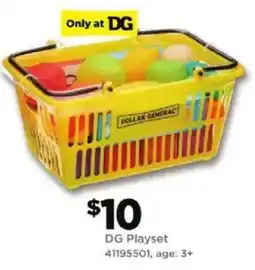 Dollar General DG Playset offer