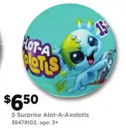 Dollar General 5 Surprise Alot-A-Axolotls offer
