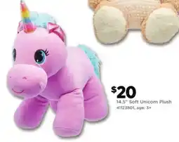 Dollar General 14.5" Soft Unicorn Plush offer