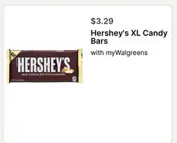 Walgreens Hershey's XL Candy Bars offer