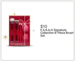 Walgreens F.A.R.A.H Signature Collection 6-Piece Brush Set offer