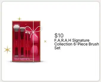 Walgreens F.A.R.A.H Signature Collection 6-Piece Brush Set offer