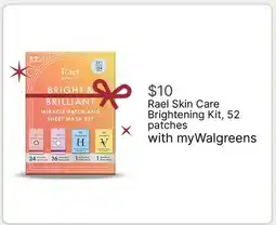 Walgreens Rael Skin Care Brightening Kit, 52 patches offer