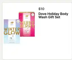 Walgreens Dove Holiday Body Wash Gift Set offer