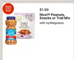 Walgreens Peanuts, Snacks or Trail Mix offer