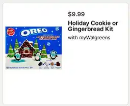 Walgreens Holiday Cookie or Gingerbread Kit offer