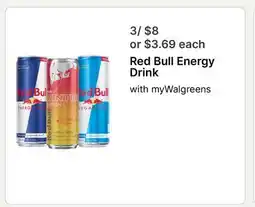 Walgreens Red Bull Energy Drink offer