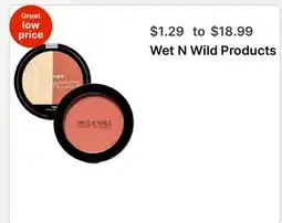 Walgreens Wet N Wild Products offer