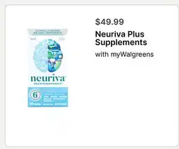 Walgreens Neuriva Plus Supplements offer