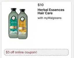Walgreens Herbal Essences Hair Care offer