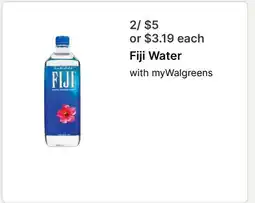 Walgreens Fiji Water offer
