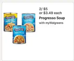 Walgreens Progresso Soup offer