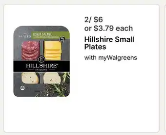 Walgreens Hillshire Small Plates offer