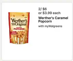 Walgreens Werther's Caramel Popcorn offer