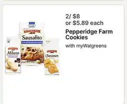 Walgreens Pepperidge Farm Cookies offer