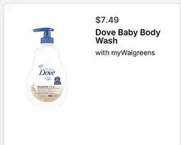 Walgreens Dove Baby Body Wash offer