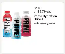 Walgreens Prime Hydration Drinks offer