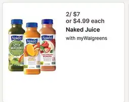Walgreens Naked Juice offer