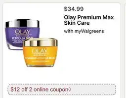 Walgreens Olay Premium Max Skin Care offer