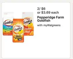 Walgreens Pepperidge Farm Goldfish offer