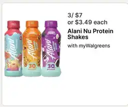 Walgreens Alani Nu Protein Shakes offer
