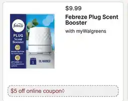 Walgreens Febreze Plug Scent Booster offer