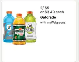 Walgreens Gatorade offer