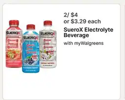 Walgreens SueroX Electrolyte Beverage offer
