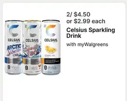Walgreens Celsius Sparkling Drink offer