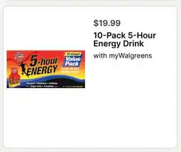 Walgreens 5-Hour Energy Drink offer