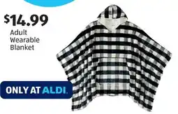 Aldi Adult Wearable Blanket offer