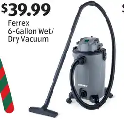 Aldi Ferrex 6-Gallon Wet/Dry Vacuum offer